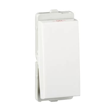 P11201 - Switch, Livia, 1-way, 20A, 1 module, IP2X, with indicator lamp ...