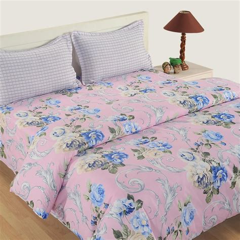 Buy SWAYAM Floral Print 4-Piece Bedding Set- 228 X 274 cm from Swayam ...