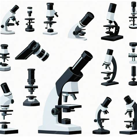 A collection of different types of microscopes | Premium AI-generated ...