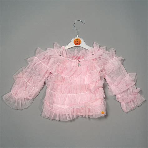 Buy Full Sleeves Top for Girls with Flare Pattern – Mumkins