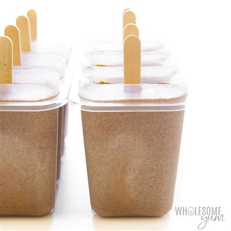 Sugar Free Fudge Pops (Fudgesicles) - Wholesome Yum