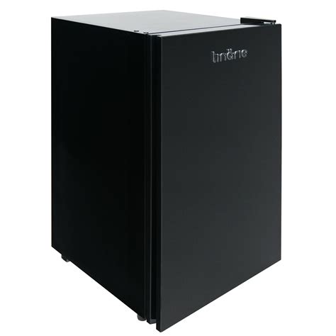 Black Glass Mirror Door Mini Fridge | Huez 91L Black Glass Mini Fridge ...