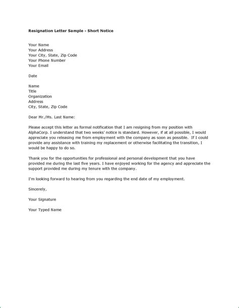 Professional Resignation Letter - 29+ Examples, Format, How to Leave, PDF