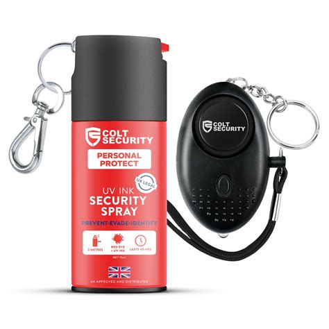 Buy COLT SECURITY® UK Legal Self Defence Pepper Spray, Long Lasting ...