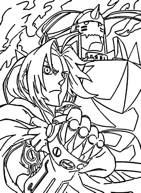 20+ Alphonse Elric Coloring Pages - Free Printable PDF & Online Coloring