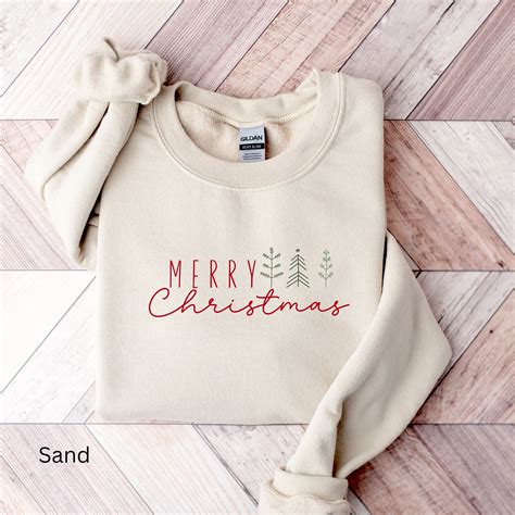 Classic Christmas Sweatshirt for Women, Merry Christmas Sweater ...