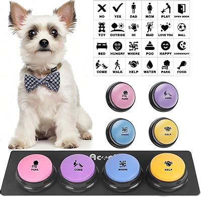 Acools Dog Buttons for Communication, 4 Dog Talking Button India | Ubuy