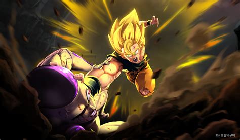 Goku Super Saiyan Vs Frieza Wallpaper