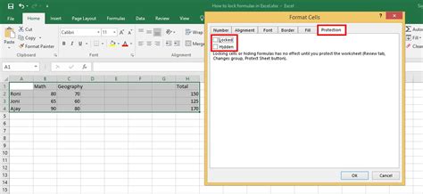How to Lock Formulas in Excel 的图像结果