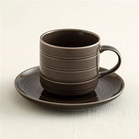 Buy Marshmallow Porcelain Cup and Saucer - 350ml from Home Centre at ...