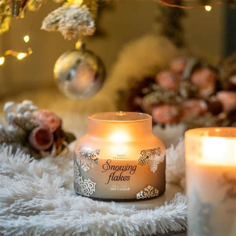 Buy Silver Snow Flake Candy Jar Candle Online | The Maeva Store