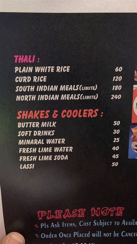 Menu at Gouthami Spice Multicuisine Restaurant, Bhadrachalam