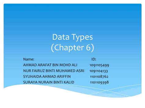 Image result for 6 Data Types