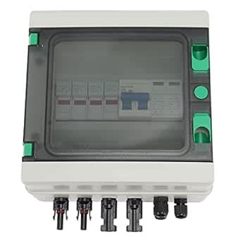 Solar Combiner Box Photovoltaic 2 String with 63A Circuit Breaker DC ...