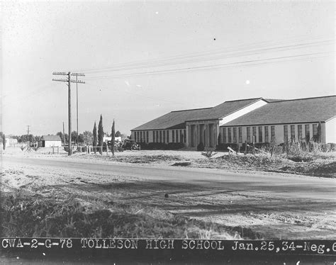 Civil Works Administration construction project at Tolleson High School ...