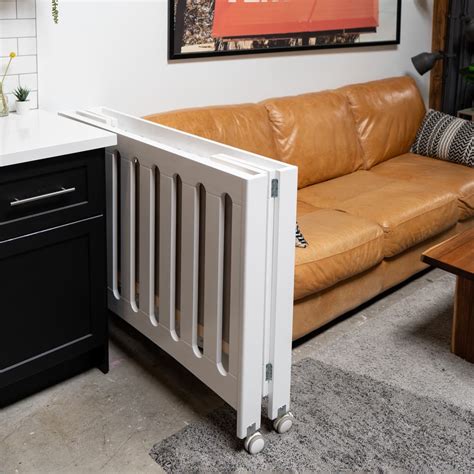 CADEN Folding Crib - White - Coverplay