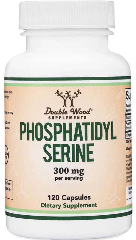 Buy PhosphatidylSerine Supplement 300mg Per Serving, 120 Capsules ...