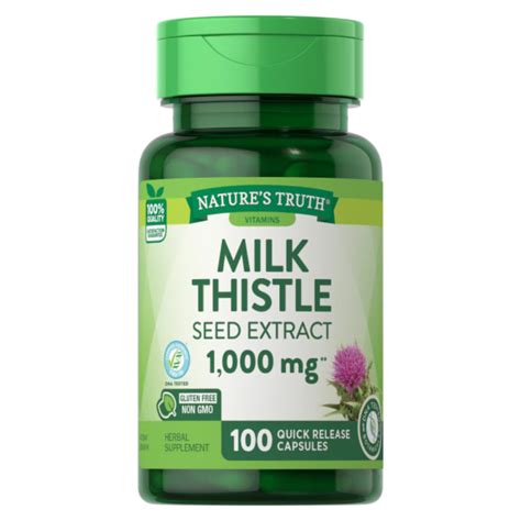 Milk Thistle 1000 mg 100 cápsulas - Macrobiotica