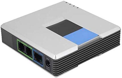Eboxer VOIP Gateway 2 Ports SIP V2 Protocol Internet Phone Adapter with ...