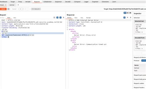 Portswigger:Exploiting HTTP request smuggling to bypass front-end ...