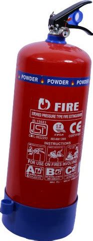 d-fire Class ABC Type 6 KG Fire Extinguisher ISI Marked, Squish grip ...