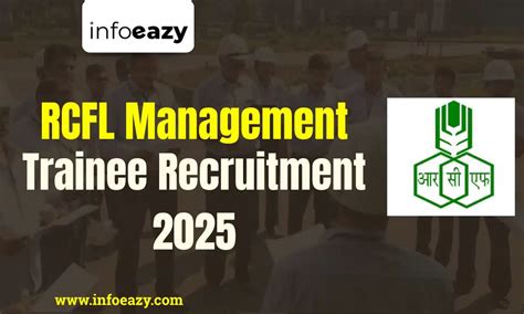 RCFL Management Trainee Recruitment 2025 Out for 75 Vacancies