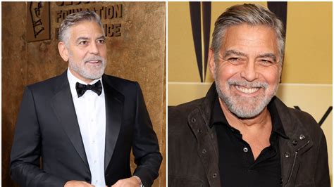 George Clooney reappears with black hair and is criticized for looking ...