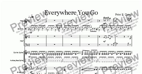Everywhere You Go - Download Sheet Music PDF file