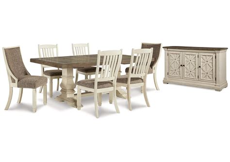 Bolanburg Dining Table and 6 Chairs with Storage Smith's Home Furnishing