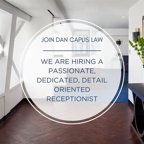 #hiring | Dan Caplis Law
