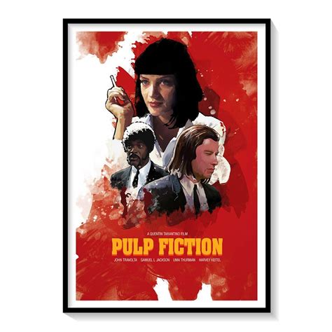 Pulp Fiction (1994) Movie Poster: Buy Hollywood & Famous Movie Posters – Dessine Art
