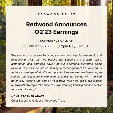 Redwood Trust, Inc. on LinkedIn: Redwood Trust, Inc. Second Quarter ...