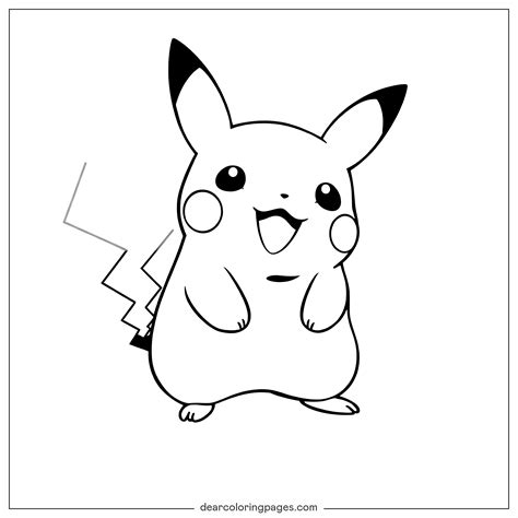 Pikachu Coloring Pages - 41 Free Printable Coloring Pages