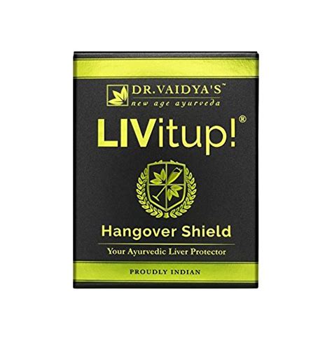 Dr. Vaidya's - Livitup! - Hangover Shield and Liver Protector,5 ...
