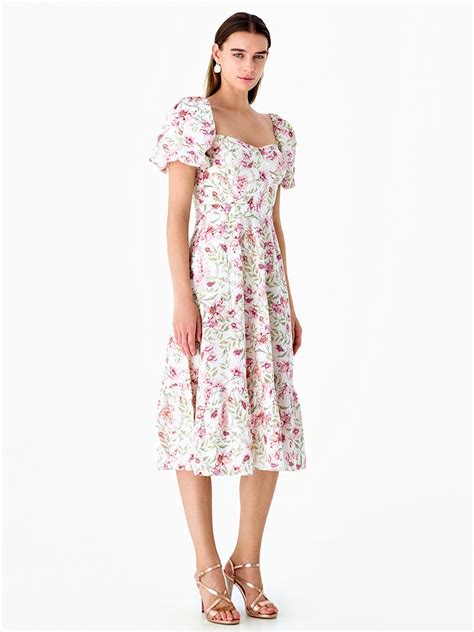 Summer Garden Floral Dress
