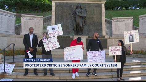 Protesters demand changes to NY family court system at Yonkers City Hall