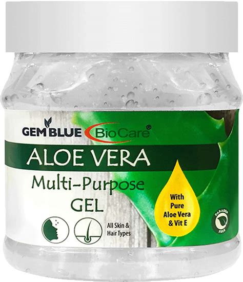 Buy GEMBLUE BIOCARE ALOEVERA SKIN PURFYING GEL, 500ML Online & Get Upto ...