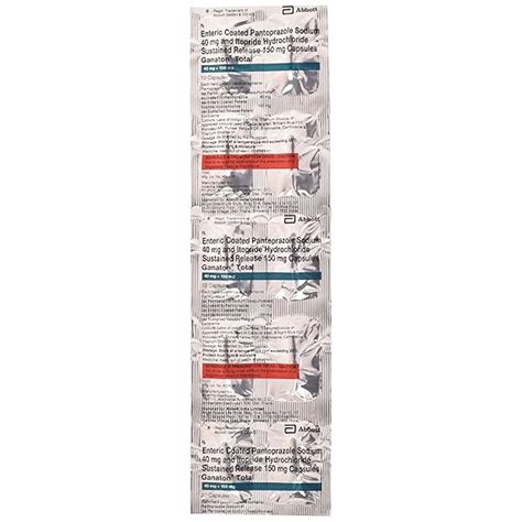 Ganaton Total 40 mg + 150 mg - Strip of 10 Capsules : Amazon.in: Fashion