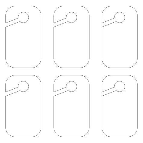 Printable Car Hang Tag Template