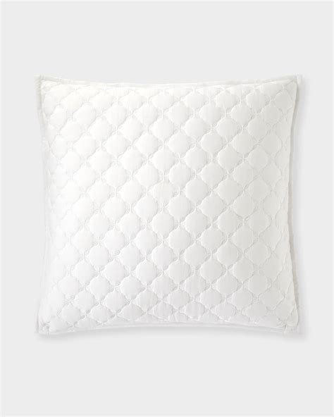 John Robshaw Layla White Euro Sham | Neiman Marcus