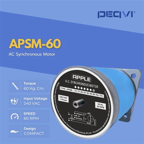 APSM-60 | AC Synchronous Motor – PEQVI