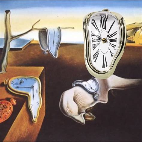 Salvador Dali Art With Clocks