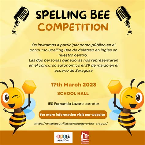 First Spelling Bee Contest – I.E.S. Fernando Lázaro Carreter