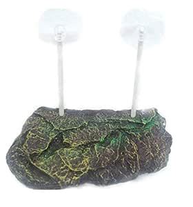 AQUAPETZWORLD Floating Rock Turtle Island Reptile Turtle Tank Topper ...