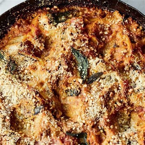 Jamie Oliver's Scruffy Aubergine Lasagne with Sweet Tomato  