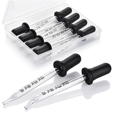 Amazon.com: Herain 8 Pack Glass Pipette Dropper, Ear and Eye Dropper ...