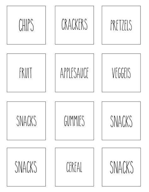 Image result for Downloadable Free Printable Pantry Labels
