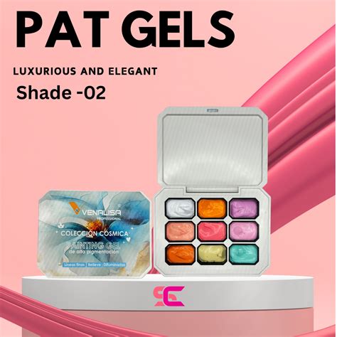 Venalisa Pat Gels Shade-02 – Premium Nail Art Gel Palette with 9 Rich ...