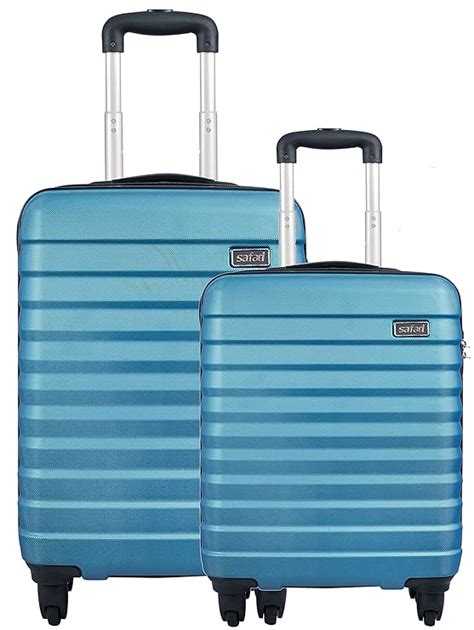 Safari Sonic Hard-Sided Polycarbonate Luggage Set of 2 Trolley Bags (55 ...
