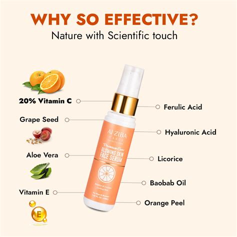 Best Vitamin C Face Serum for Glowing & brightening Skin – ALZIBA CARES